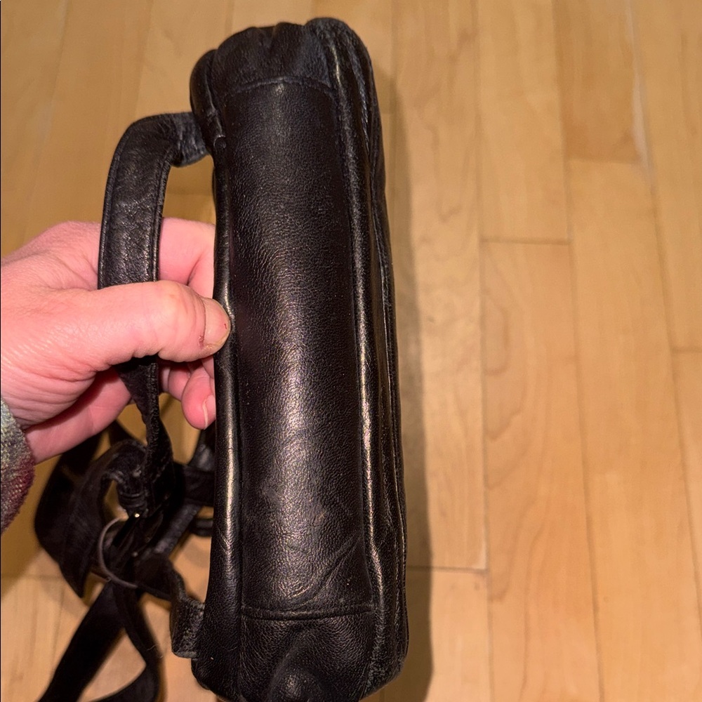 ✨ Pelle Studio Genuine Leather Mini Backpack Purse - Buttery Soft Black ✨ - Picture 16 of 16